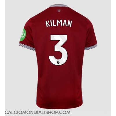 Maglie da calcio West Ham United Max Kilman #3 Prima Maglia 2025-26 Manica Corta Maglie da calcio West Ham United Max Kilman #3 Prima Maglia 2025-26 Manica Corta